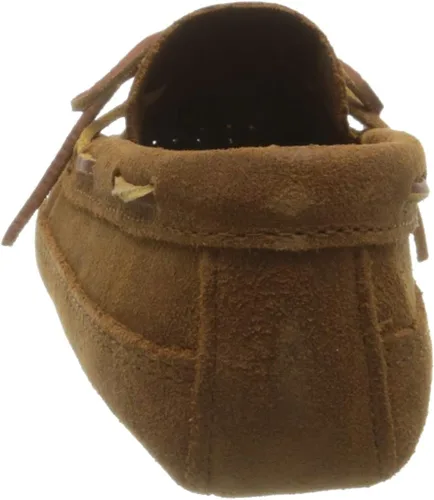Vista 3 de Minnetonka Suela suave de doble parte inferior para hombre, Marrón