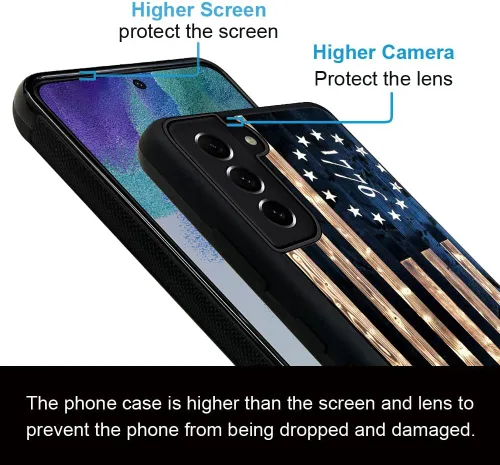 Vista 4 de DAIZAG Funda compatible con Samsung Galaxy S22, protección completa, a prueba de golpes, antiarañazos, funda de poliuretano termoplástico