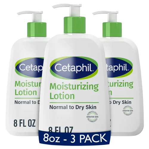 Vista 13 de Cetaphil Hidratante facial y corporal, loción hidratante para piel normal a seca, adecuada para pieles sensibles, 2 onzas, paquete de 12, sin
