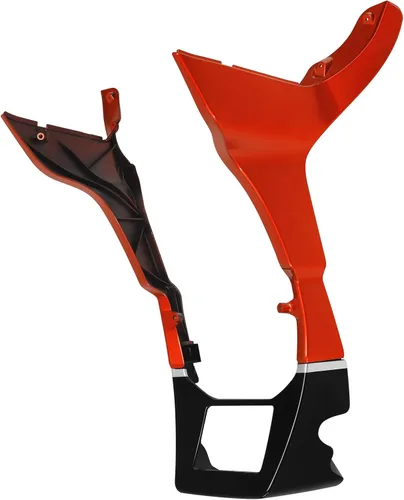 Vista 18 de HR3 Cubierta de alerón de carenado de whisky ámbar compatible con modelos Harley Road Glide FLTRX FLTRXS FLTRXST FLTRXSE 2017-2023 Amber Whiskey