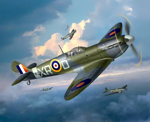 Vista 10 de Revell Spitfire Mk.II Kit de modelos, escala 1: 48
