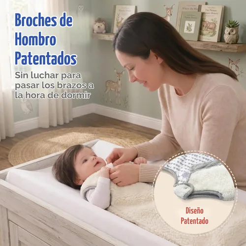Vista 4 de baby deedee Sleep Nest Teddy - Saco de dormir para bebé, color marfil, pequeño (0-6 meses)