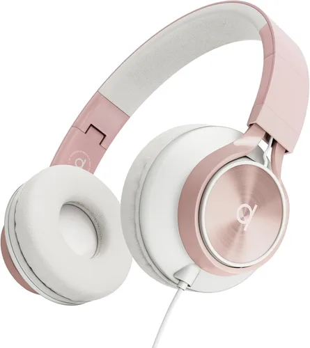 Vista 10 de Artix CL750 audífonos plegables con aislamiento de sonido, supraaurales, con cable, con micrófono y control de volumen, audífonos estéreo