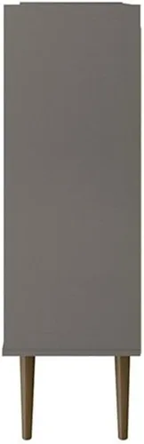 Vista 6 de Manhattan Comfort Bogart - Armario decorativo moderno de mediados de siglo de 45.5 pulgadas para uso en la oficina en casa y sala de estar, incluye