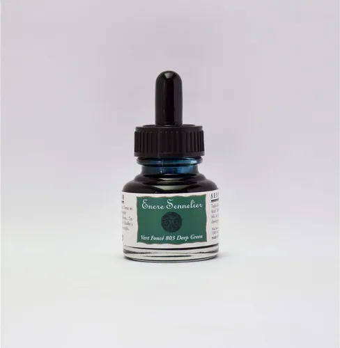 Vista 9 de Sennelier Tinta de dibujo, botella de 1.0 fl oz, azul ultramar Azul ultramarino
