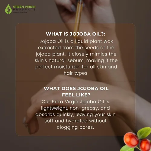 Vista 3 de Aceite de jojoba orgánico 100% puro, 4 onzas líquidas (paquete de 1)