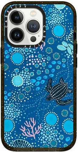 Vista 155 de CASETiFY Funda Impact para iPhone 13 [Protección contra caídas de grado militar 4X de 8.2 pies/Compatible con Magsafe] - #1 Mom - Transparente