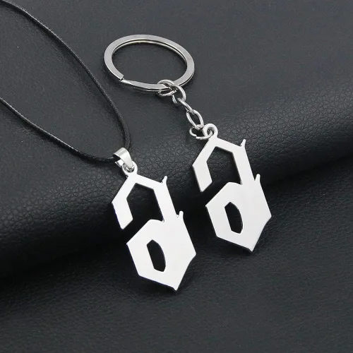 Vista 6 de FunBoat Grimmjow Anime NO.6 Charm Llavero Ulquiorra Cifer NO.4 Collar Regalos de Navidad para niños, niñas, adolescentes, mujeres y hombres
