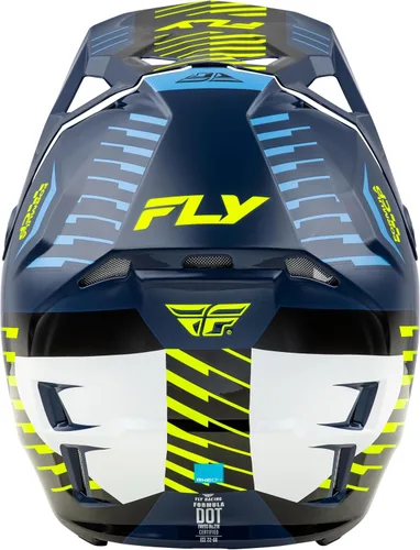 Vista 12 de Casco de motocicleta todoterreno Fly Racing Adult Formula CP Slice MX ATV, aprobado por DOT/FMVSS 218