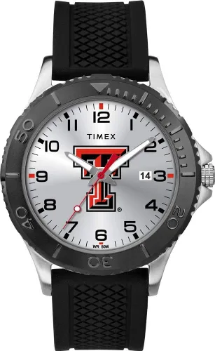 Vista 13 de Timex Tribute Men's Collegiate Gamer 42mm Watch – Georgia Bulldogs with Black Silicone Strap