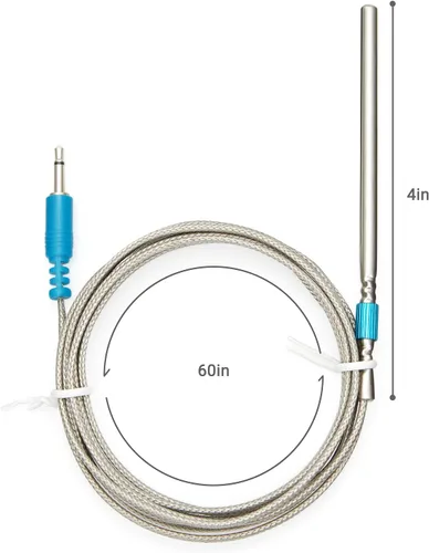 Vista 6 de Inkbird Kit de 4 sondas de color de repuesto, solo compatible con termómetro de carne IBT-4XS/IBT-6XS, ultra preciso y rápido hasta 572°F/572.0 °F