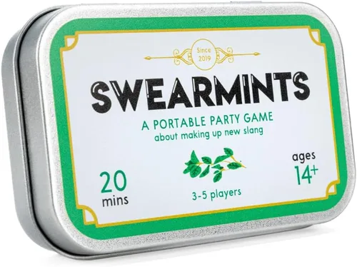 Vista 7 de Cheer Up Games Juego de cartas portátil Swearmints El juego de fiesta portátil que cabe en tu bolsillo, combina palabras tontas para crear