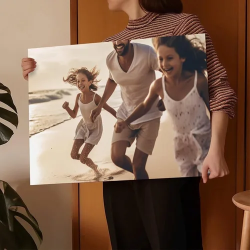 Vista 5 de JDBeehpy Impresiones en lienzo personalizadas con tus fotos para fotos de boda, fotos de familia/mascotas/imagen de arte de pared, póster ideal