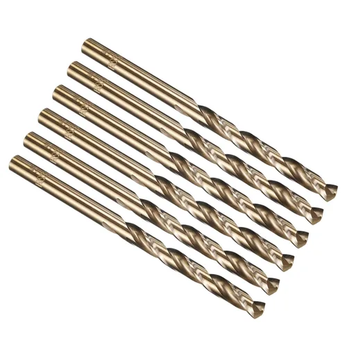 Vista 60 de PATIKIL Broca Jobber de 0.039 in, vástago recto M35 cobalto 5% acero de alta velocidad 135° acabado dorado para metal duro de acero inoxidable - 2
