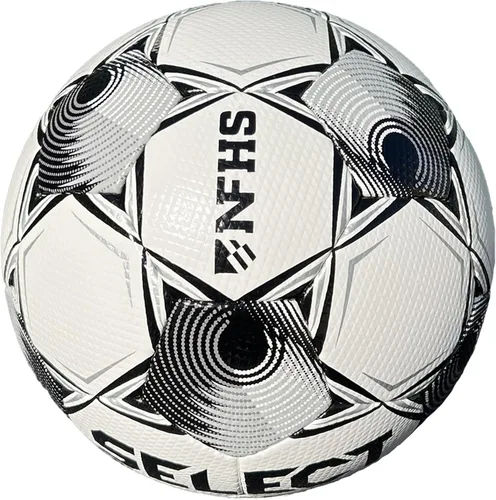 Vista 2 de SELECT Balón de fútbol número 10 Blanco/Negro NFHS V25 - 1 bola