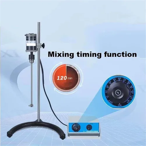Vista 4 de Electric Mixer Homogenizer for Laboratory Use, High Power Experimental Mixer for Enhanced Blending, Perfect for Scientific Research and Food 160w