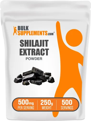 Vista 8 de BulkSupplements. com Shilajit Extracto en polvo – Suplemento de ácido fúlvico, suplemento Shilajit – Sin gluten, 500 mg por porción de polvo