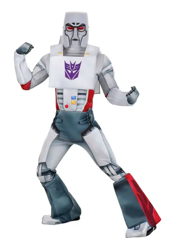 Vista 9 de Disfraz Deluxe Retro Megatron de Transformers para Adultos Multicolor