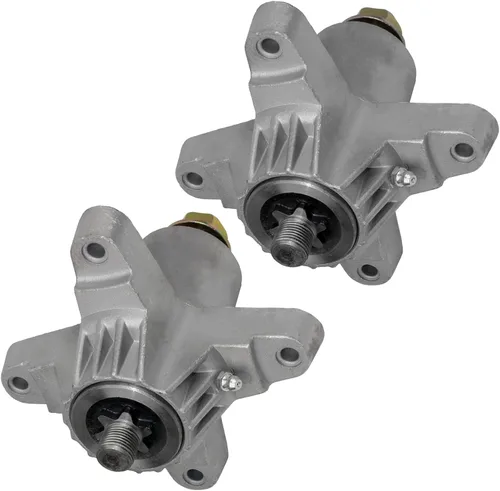 Vista 6 de Caltric Conjunto de 2 husillos compatible con MTD compatible con Cub Cadet compatible con Troy Bilt 918-0142 618-0142 918-0138 618-0138