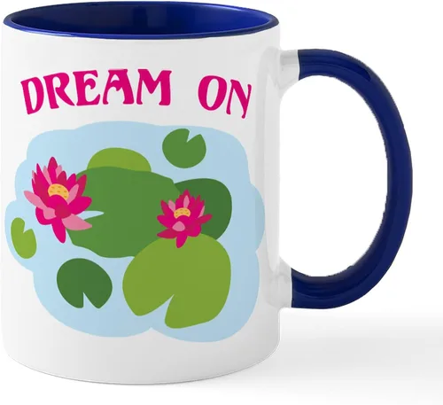 Vista 71 de CafePress Living The Dream Mugs Taza de café de cerámica de 11 oz (11.0 fl oz)