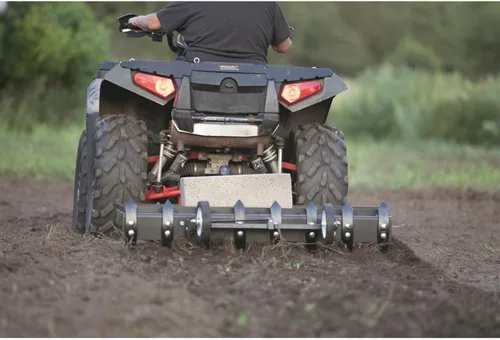 Vista 2 de Guide Gear - Juego de acoplamiento para arado para tractor de césped y todoterreno, arado de 48 pulgadas para remolcar UTV/ATV