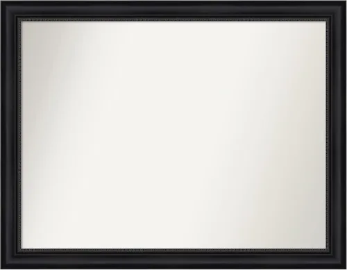 Vista 18 de Amanti Art Espejo personalizado, espejo de baño negro Astor, espejo de pared o espejo de tocador de baño sobre el fregadero (25 x 25 pulgadas)