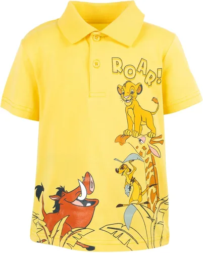 Vista 3 de Disney Polo y pantalones cortos de Mickey Mouse de Rey León para niños pequeños y grandes