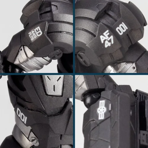 Vista 4 de Kaiyodo Iron Man Revoltech SciFi Figura de acción Super Poseable #031 War Machine