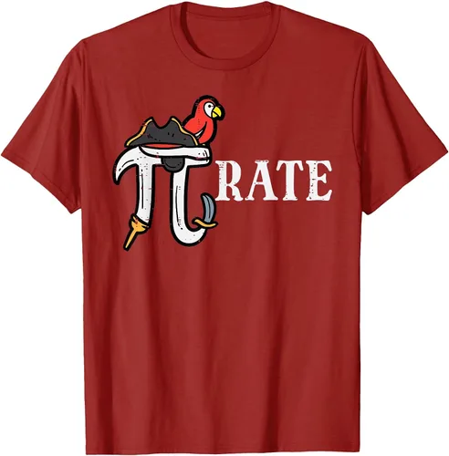 Vista 17 de Pirate Pi Funny Math Pie Halloween Disfraz Maestro Hombres Mujeres Camiseta Asphalt Grey