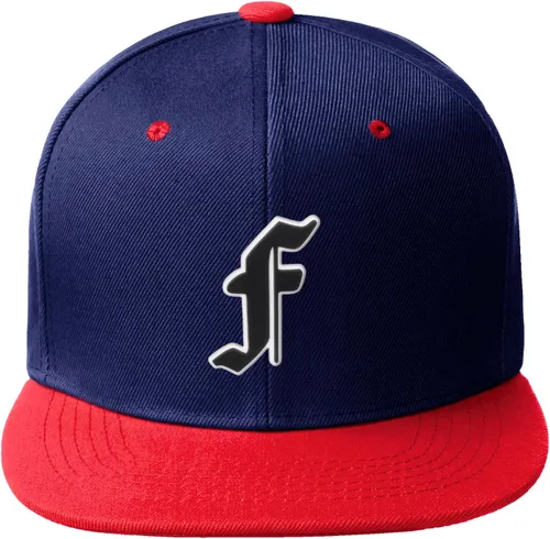 Vista 409 de Daxton Gorra clásica con visera de billete plano con letras del alfabeto inglés antiguo de la A a la Z