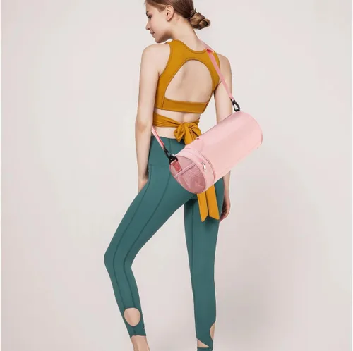 Vista 6 de Bolsas deportivas para mujeres y hombres, bolsa de viaje para deportes, bolsa de viaje y bolsos, gimnasio, bolsa de fitness, bolsa de lona