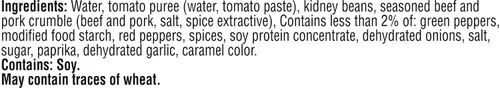 Vista 4 de Campbell's Chunky Hot & Spicy Beef & Bean Firehouse Chili Tazón para microondas, 15.25 onzas