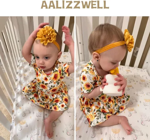 Vista 3 de Aalizzwell Vestido tipo body para bebé recién nacido