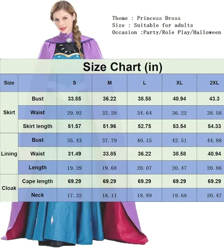 Vista 5 de Ainiel Disfraz de princesa para mujer, disfraz de Halloween