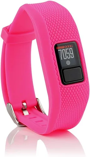 Vista 4 de Replacement Bands Compatible with Garmin Vivofit 3/Vivofit JR/JR2 Bands Soft Silicone Adjustable Wristbands for Garmin Vivofit 3/JR/ JR2