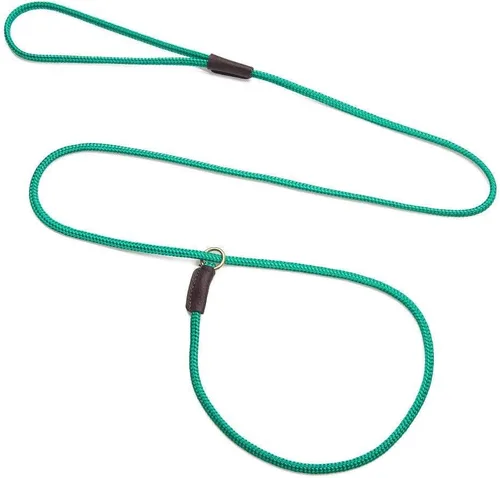 Vista 6 de Mendota Pet Correa antideslizante para exhibición de perros, fabricada en los Estados Unidos, color negro, 1/8 pulgadas x 54 pulgadas, para razas