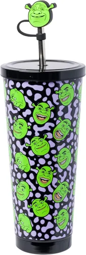 Vista 7 de Silver Buffalo Disney Lilo and Stitch, vaso de acero inoxidable, 24 onzas Azul/Blanco