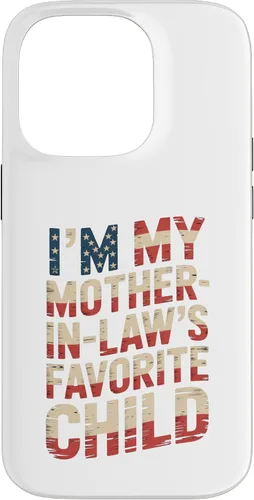 Vista 17 de Im My Mother in Law Favorite Child USA FlagFunny Parent Case for iPhone 16
