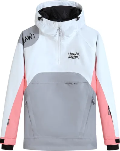 Vista 58 de RIUIYELE Traje de esquí para mujer, chaqueta y pantalones de snowboard para deportes al aire libre, traje de nieve con aislamiento impermeable