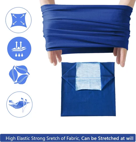Vista 4 de Polaina para el cuello de la cara, unisex, bufanda refrescante, pasamontañas, máscara para mujeres y hombres, multifunción transpirable