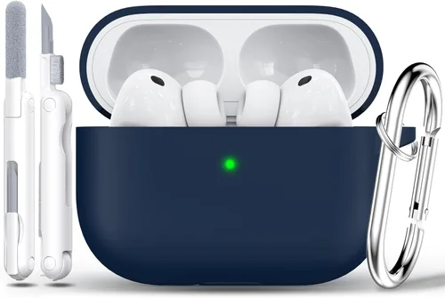 Vista 13 de RFUNGUANGO - Funda de silicona para AirPods Pro con auriculares, aguacate
