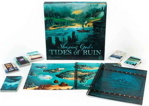 Vista 2 de Sleeping Gods: Tide of Ruin by Red Raven Games, juego de mesa de estrategia