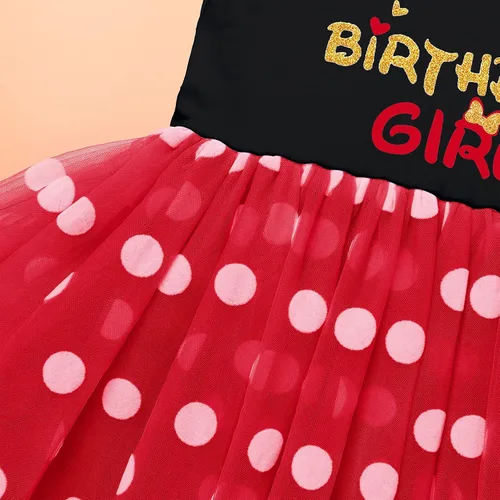 Vista 5 de IMEKIS Traje de cumpleaños para niñas bebés, vestido de lunares, diadema para Halloween, cosplay, sesión de fotos, 1-6T