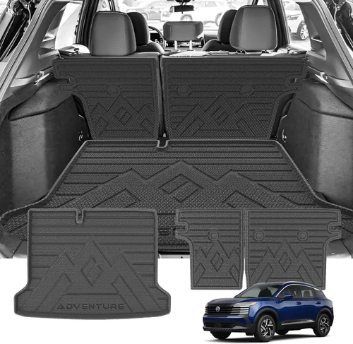 Vista 16 de Powerty - Alfombrilla de maletero para Buick Encore 2013-2022/Chevrolet Trax 2014-2023, accesorios, alfombrillas de carga TPO, forro de carga