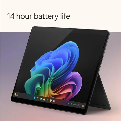 Vista 7 de Microsoft Surface Pro 11 13" Copilot+ PC, Tableta AI, Pantalla táctil LCD de 2880x1920 120Hz, 10-Core Qualcomm Snapdragon X Plus, 16GB RAM, 1TB SSD