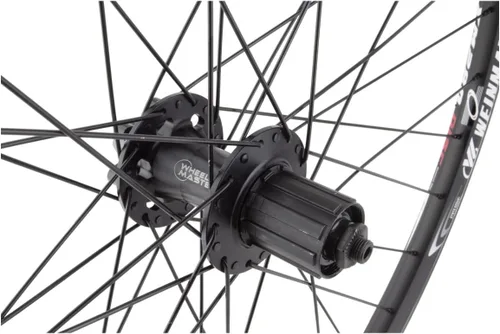 Vista 2 de Wheel Master 29er - Disco de montaña de aleación de doble pared, rueda trasera, QR incluido, válvula Shrader ruedas de bicicleta
