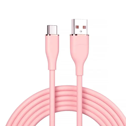 Vista 15 de chenyang USB A to C Silicone Cable,USB 2.0 Type C PD 15W Fast Charge Data Extension Cable Compatible with iPhone 15 Black 3.28FT/1.0M