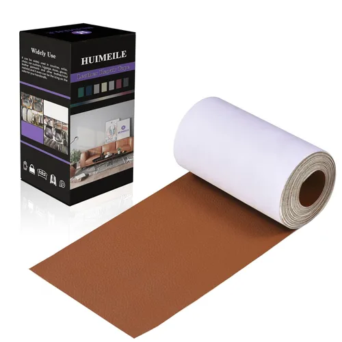 Vista 47 de Cinta de parche de reparación de cuero de 4 x 60 pulgadas, cinta autoadhesiva fuerte para muebles, sofás, sillones, asientos de automóvil, armarios