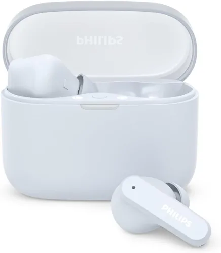 Vista 12 de Auriculares inalámbricos Philips T2000, auriculares Bluetooth 5.4 con 4 micrófonos para llamadas claras, aumento de graves dinámico, 32 horas