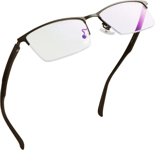 Vista 16 de LifeArt Lentes de bloqueo de luz azul, antifatiga ocular, anteojos de lectura para computadora, anteojos de TV para mujeres y hombres, antirreflejos